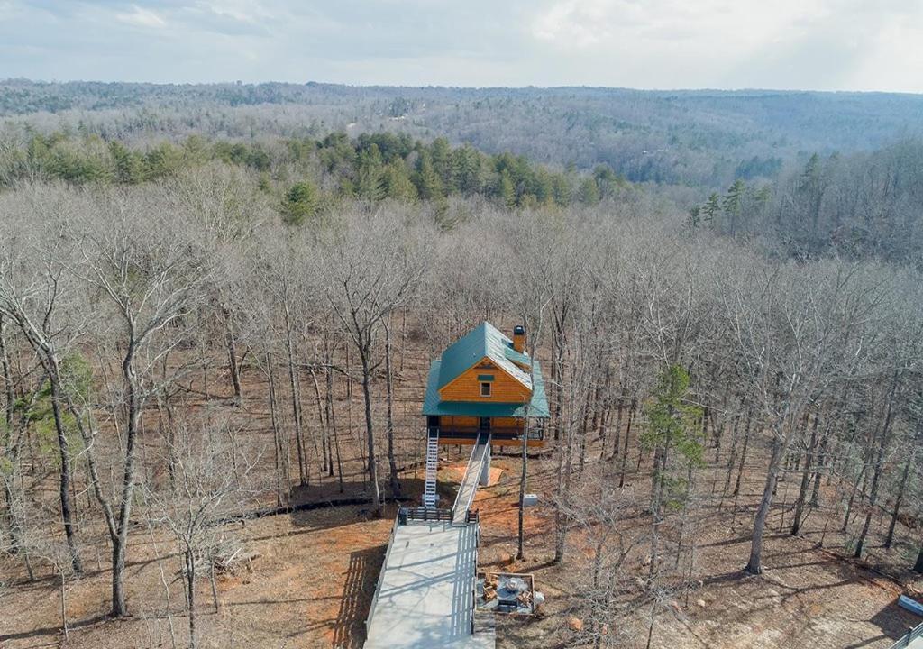 Villa Sky'S The Limit Treehouse Near Helen, Georgia Cornelia Esterno foto